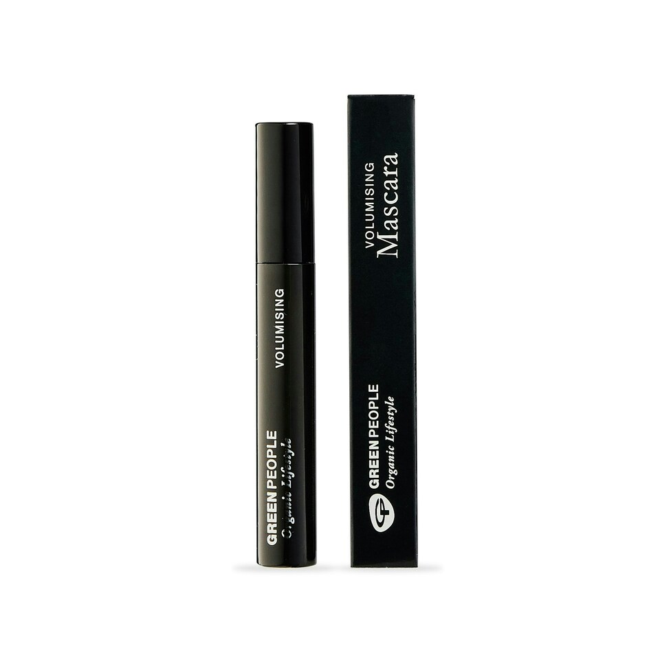 image 1 of Green People Volumising Mascara - Natural Mascara for Sensitive Eyes - Long Lasting Colour - Pregnancy Safe, Gluten Free, Cruelty Free - Brown, 7ml Brown