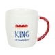 image 2 of Ceramic King of Dad Jokes Mug White