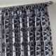 image 3 of Scandi Pencil Pleat Taped Lined Curtains - 168cm x 137cm - Navy/Silver