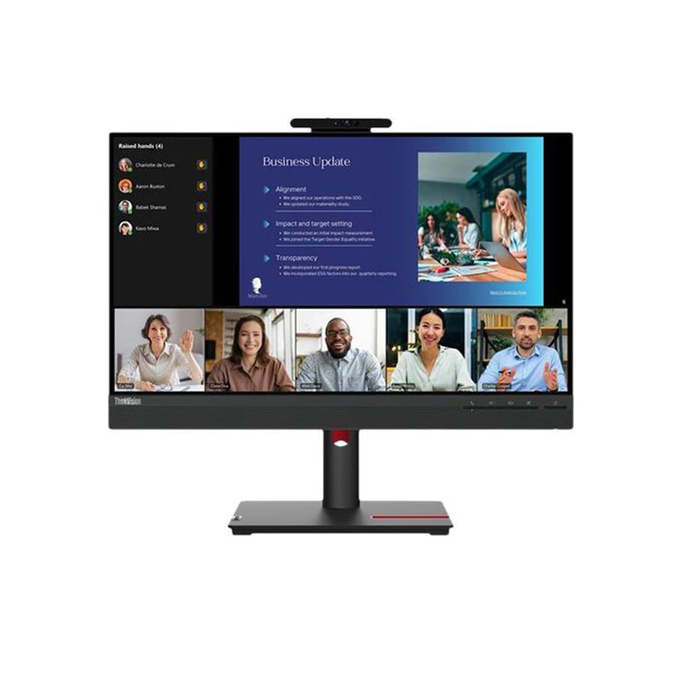 image 1 of Lenovo ThinkVision T24v-30 23.8-Inch 1920 x 1080 FHD IPS Monitor 6 ms