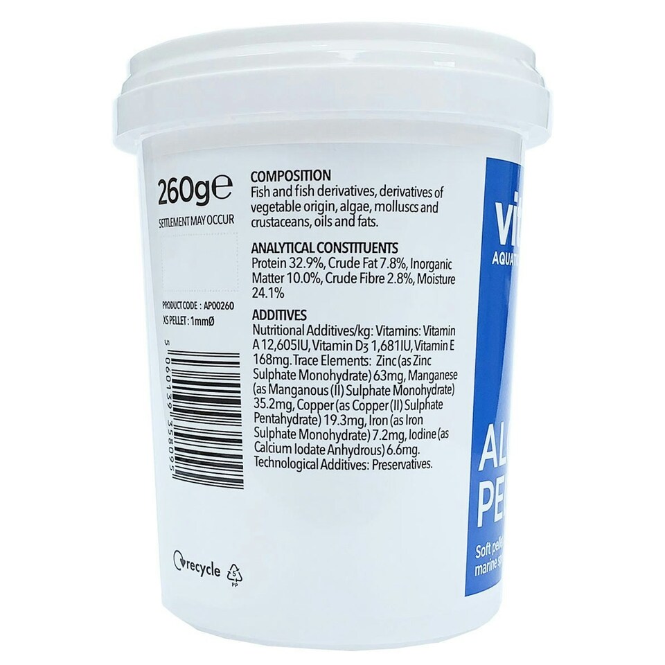 image 1 of Vitalis Algae Pellets XS White