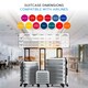 image 8 of Flight Knight Suitcase Sets 3 Piece, Large Suitcase, Extra Large Suitcase, easyJet Cabin Bag 45x36x20cm Underseat Carry On, 100+ Airlines Approved - BA, Ryanair Blue | Navy | Large