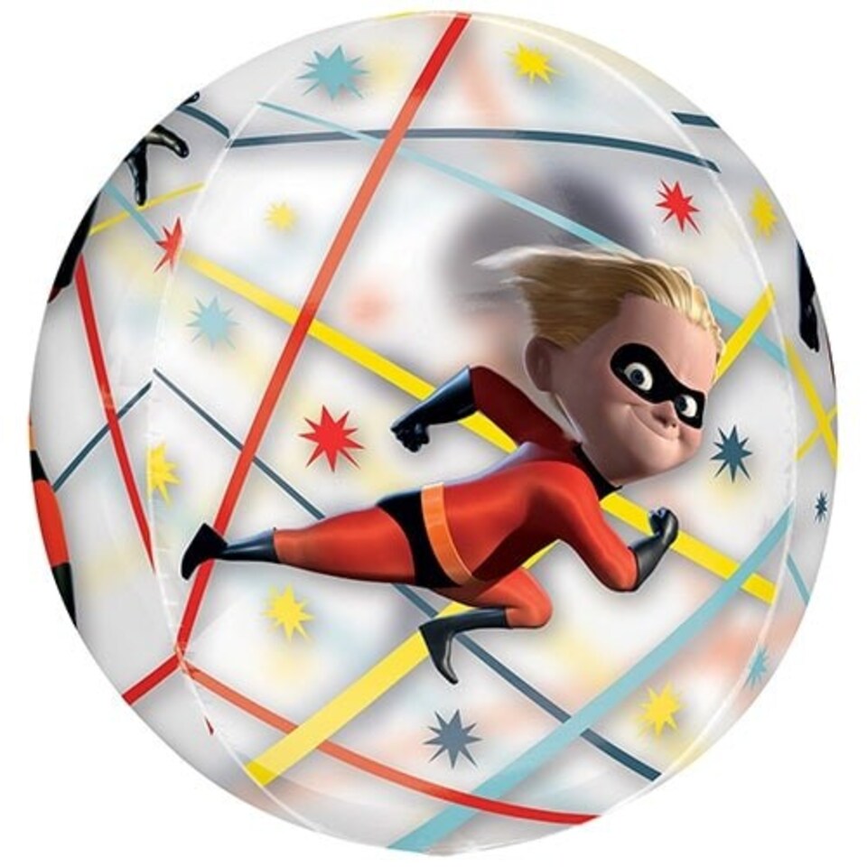 image 1 of Incredibles 2 Orbz Foil Helium Balloon 38cm / 15 in