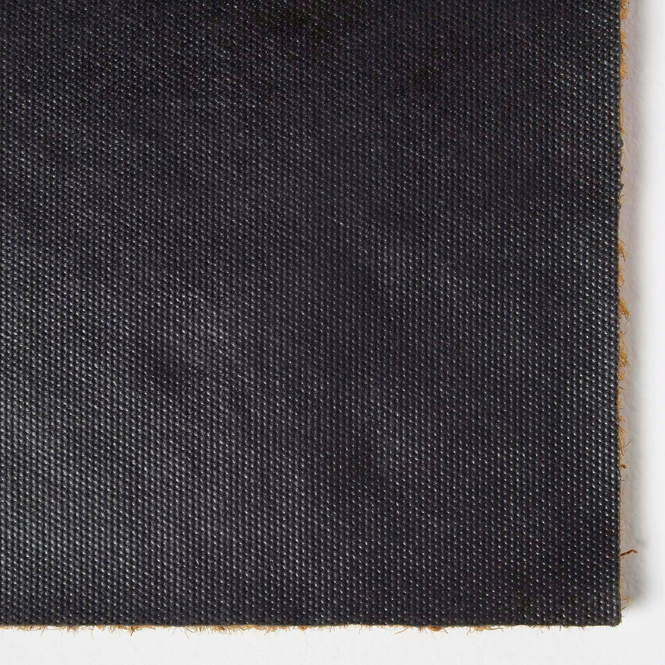 image 1 of Homescapes Coir Doormat Christmas 'Let It Snow', Natural - 40 x 60 cm
