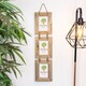 image 6 of Nicola Spring Rustic Wooden Hanging 3 Photo Frame - 4 x 6" - Natural