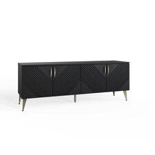 Frank Olsen Ava 1500 Tv Cabinet Black | Black
