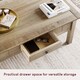 image 6 of Vida Designs Panama 1 Drawer Storage Coffee Table, Solid Pine Wood