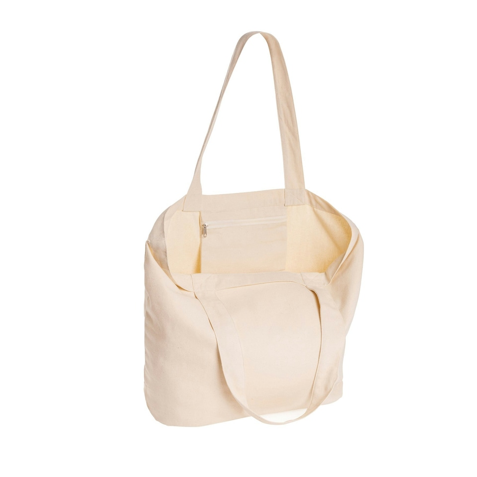 image 1 of XD Collection Recycled Canvas Undyed Tote Bag - Off White - One Size Cream