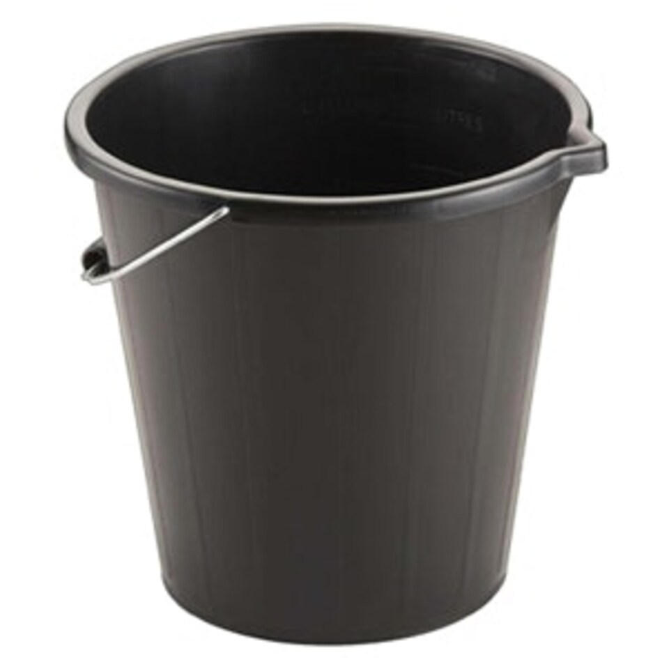 image 1 of 3 x 14L Cement Mixing Concrete Home Garage Building Home Garden Black Buckets