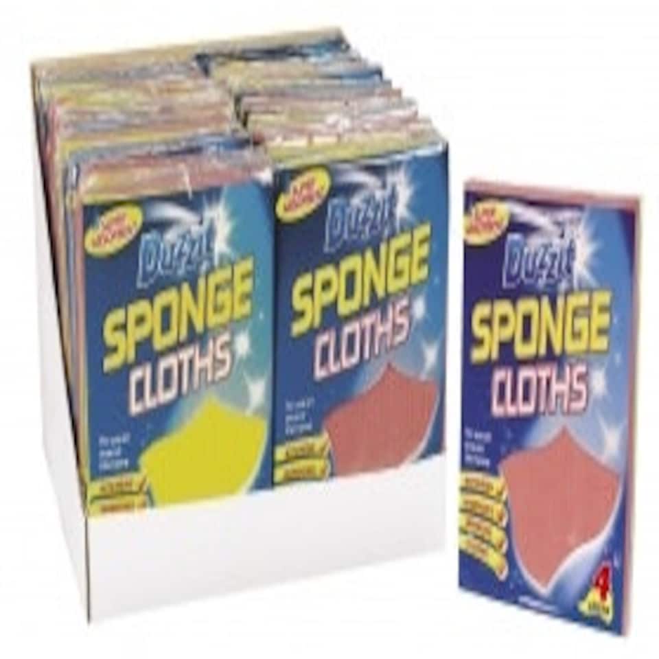 image 1 of Pack of 4 Sponge Cloths