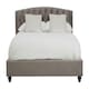 image 1 of Interiors By Premier Grey Velvet King Bed