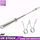 image 6 of Modern Fitness 6ft Olympic Barbell 12kg 1.8m Space-Saving Steel Weightlifting Bar with Spring Collars 28mm Professional Grip