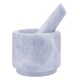 image 5 of Interiors By Premier 250ml Grey Marble Mortar And Pestle, Durable Natural Stone Grinder For Kitchen Use
