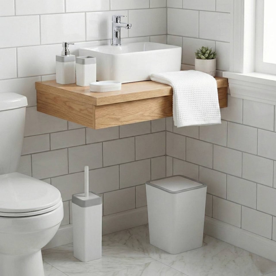 image 1 of 5-Pcs Bathroom Accessory Set | Multi | 5