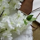 image 2 of Large Full Cherry Blossom Stem - Plastic - L6 x W8 x H100 cm - White