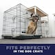 image 5 of DogCrates+ Medium Grey Washable Dog Crate Bed – Soft Anti-Slip Pet Cushion Mat for Dogs, Puppies & Cats Grey | M