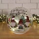 image 2 of 15cm Battery Operated Warm White LED Crackle Effect Ball Christmas Decoration with Gonks