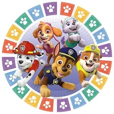Paw Patrol Round Paper Plates 23cm - Pack of 8