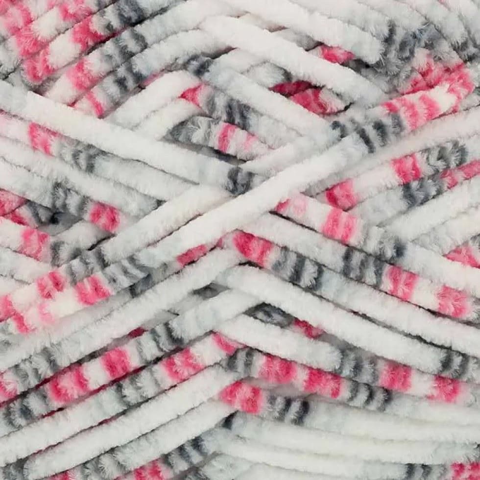 King Cole Pink Yummy Chunky Yarn (Value Pack 6 x 100g Balls) For Crochet, Knitting - 120m per ball