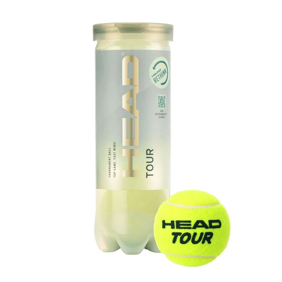 image 1 of Head Tour Tennis Balls (Pack of 3) - Green - One Size