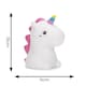 image 4 of ValueLights Childrens Unicorn Multi-Coloured LED Night Light