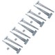 image 1 of 16in / 400mm Heavy Duty T Tee Hinges For Shed + Garden Gates Zinc Plated 10pc