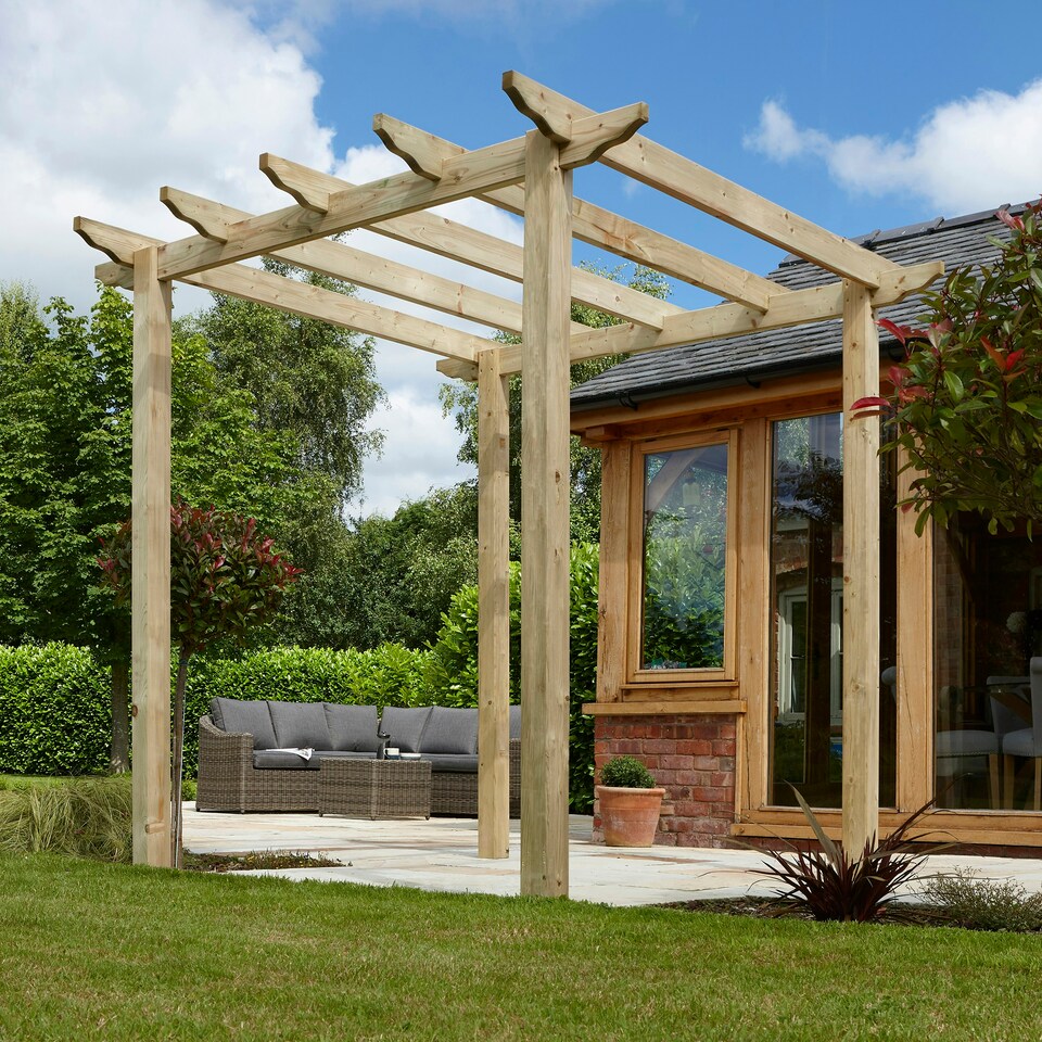 image 1 of Rowlinson Traditional Timber Pergola