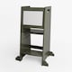 image 1 of Allis Baby Toddler Learning Tower with Adjustable Height and Blackboard - Sage Green | Green | Sage | One Size | 1