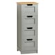 image 10 of Bath Vida Priano 4 Drawer Freestanding Bathroom Storage Cabinet, Grey & Oak | Grey | Grey & Oak | 1