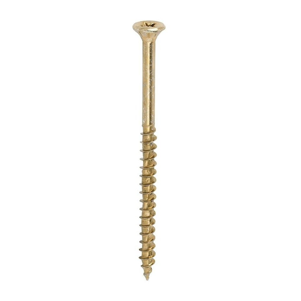 image 1 of Timco - Velocity Premium Multi-Use Screws - PZ - Double Countersunk - Yellow  (Size 5.0 x 80 - 200 Pieces)