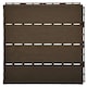 image 1 of Polydeck PVC Interlocking Decking Tiles - Brown | Brown | Pack of 1