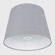 image 1 of ValueLights Aspen Grey Floor Lamp Shade Grey
