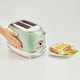 image 4 of Ariete 0155/14 Vintage Retro 2 Slice Toaster, Defrost & Reheat, Green