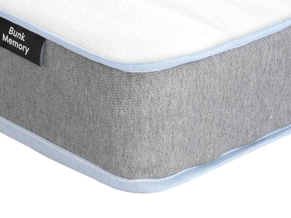 image 1 of Essential Bunk Bed Memory Foam Mattress | White | Small Double