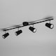 image 3 of BHS Frida Bathroom Ceiling Spotlight Bar | Black | Black | 1