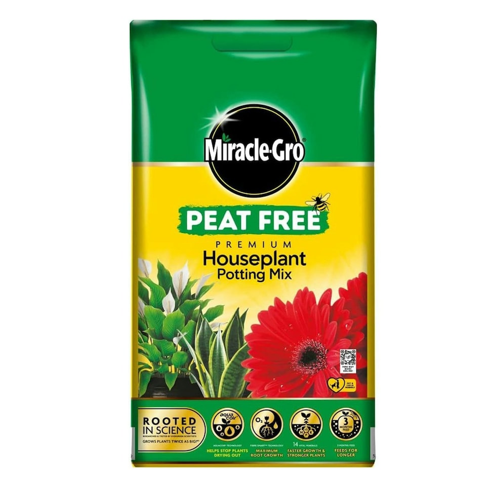 image 1 of Miracle-Gro Peat Free Houseplant Potting Mix - 10L