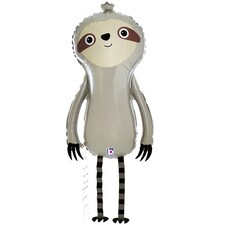 Sloth Walking Pet Foil Helium Balloon 99cm / 39 in