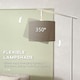 image 4 of HOMCOM Floor Lamp with 350 Degree Rotating Lampshade, Bulb Included, Grey