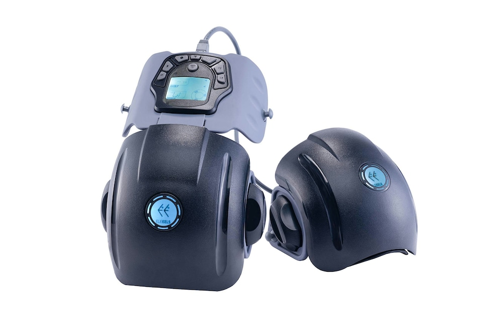 image 1 of Eleeels R1 Knee Joint Care Massager with Heat and EMS Therapy