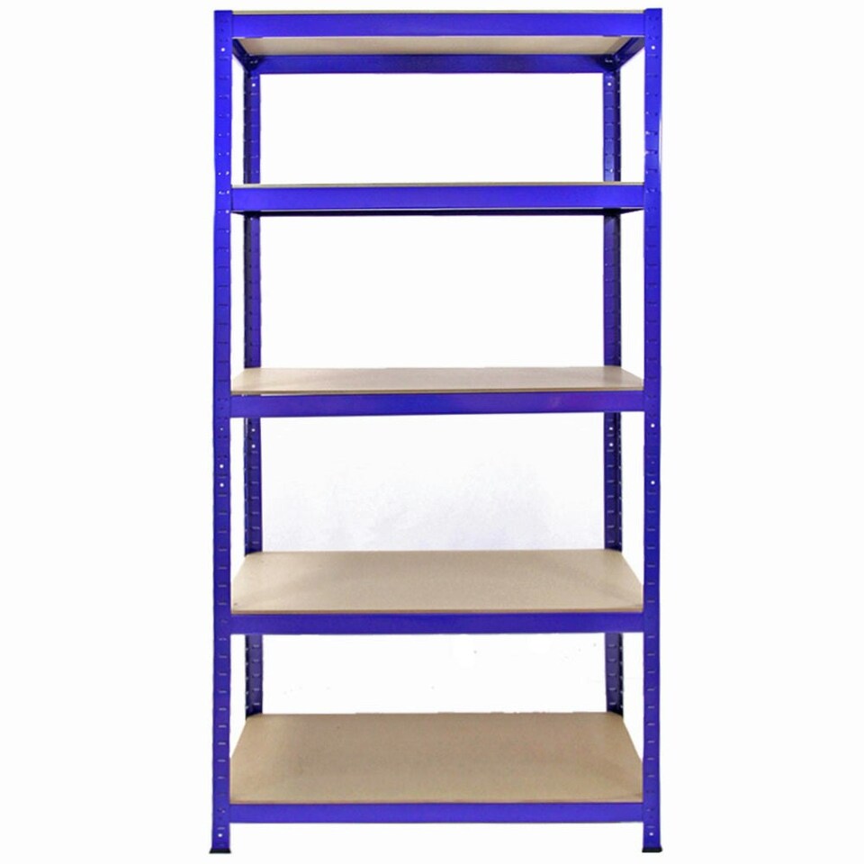 image 1 of 5 x T-Rax 90cm Blue Racking & Bay Connectors Blue