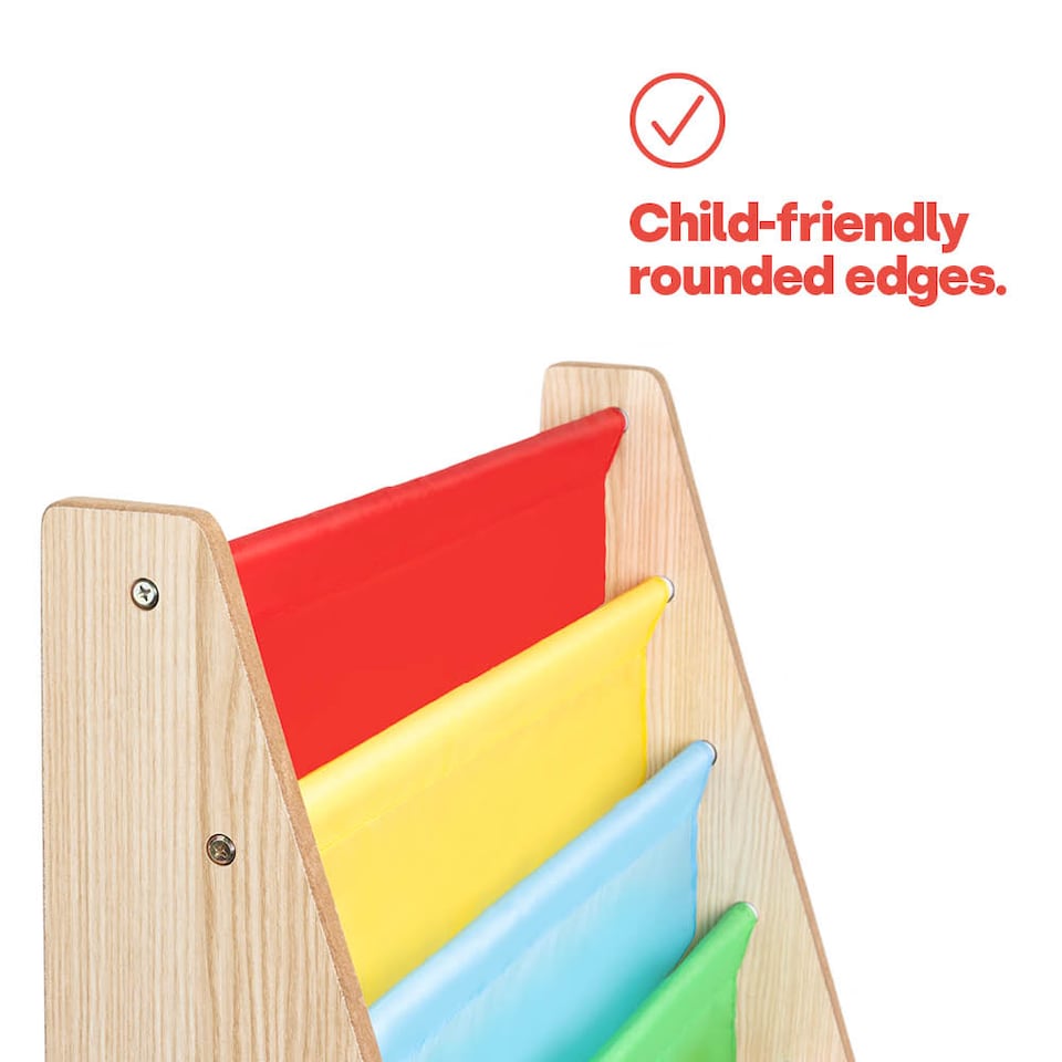 image 1 of Childrens Bookcase Rainbow
