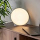 image 1 of ValueLights Daylight Gifting Dimmable Matte White Sad Lamp and Integrated LED 15W White Mix 6500K Bulb