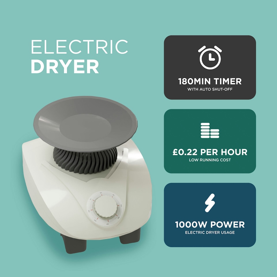 image 1 of DMD Hang'n'Dry Electric Clothes Dryer, 15KG Capacity 1000W