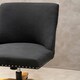 image 3 of Interiors by Premier Washington Black Home Office Chair Black