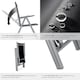 image 5 of Garden Chairs Marilena - folding, aluminium, 7-position adjustable backrest | Silver | silver | One Size | 6