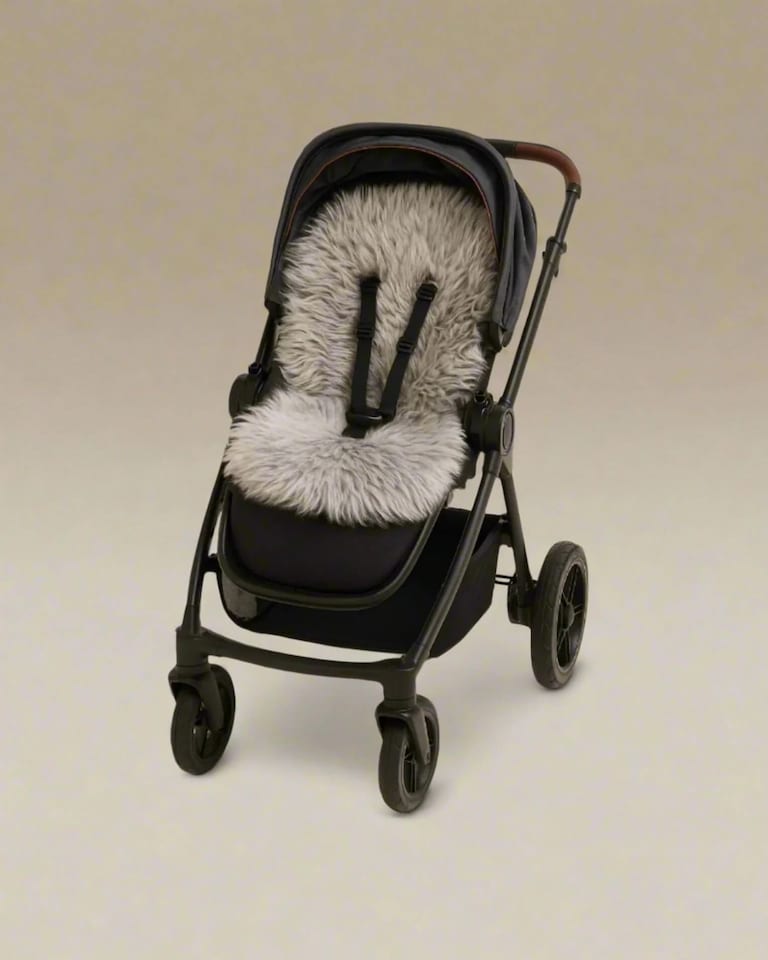 image 1 of Naturally Sheepskins Baby Deluxe Sheepskin Pram liner