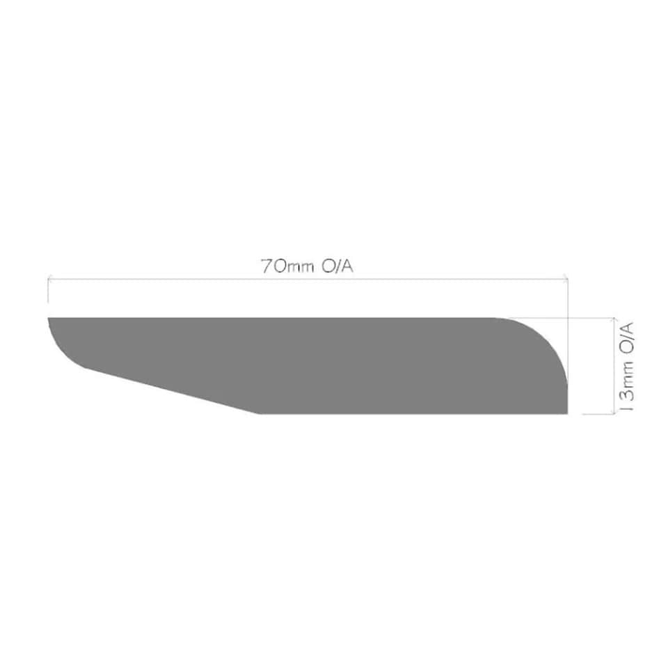 image 1 of PACK OF 10 (Total 10 Units) - 19mm x 75mm (15mm x 70mm Finish) Dual Profile Chamfered & Round Timber Skirting Board- 3.9m Length