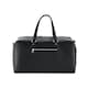 image 1 of Quadra Tailored Luxe Leather-Look PU Weekend Bag - Black - One Size | Black | One Size