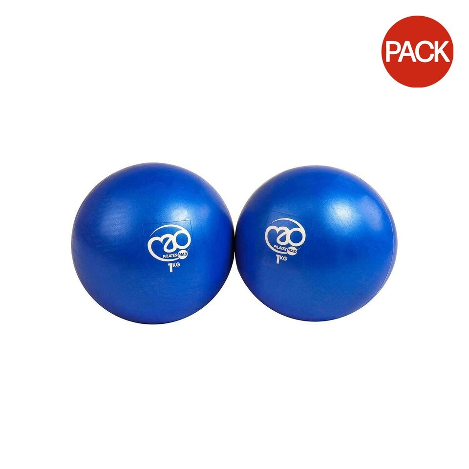 image 1 of Pilates-Mad Soft Weights (Pack Of 2) - Blue - 1kg