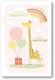 image 1 of Giraffe, Rainbow & Balloons New Baby Granddaughter Birth Congratulations Card